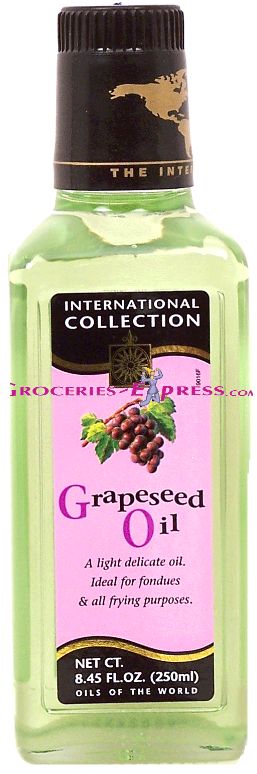 International Collection  grape seed oil, a light delicate oil ideal for fondues & all frying purposes Full-Size Picture